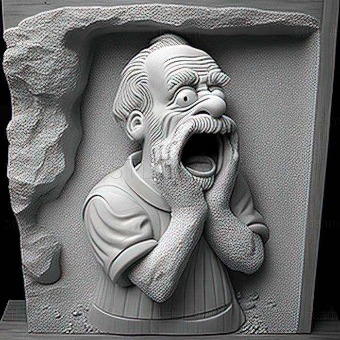 3D model st Homer Simpson (STL)